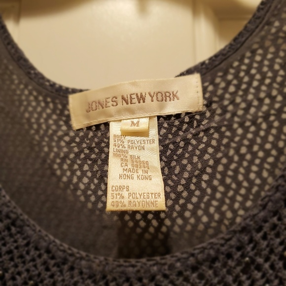 Joans New York blueish grey beaded tank - Picture 3 of 6